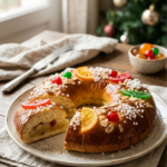 Roscón de Reyes con Mazapán Roscón de Reyes con Mazapán