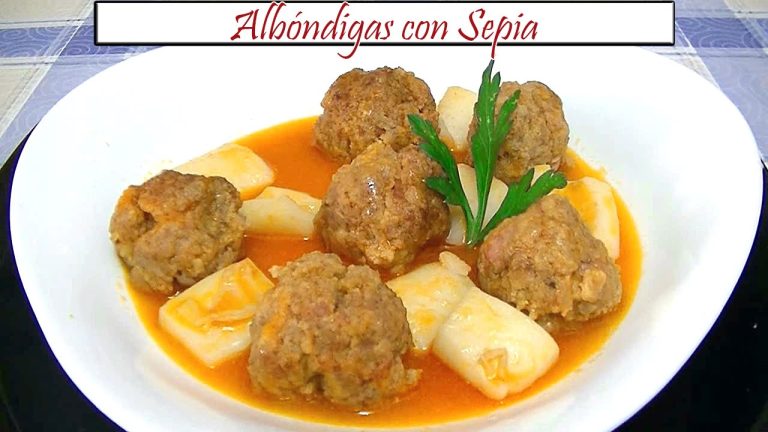 Albóndigas con sepia: Hermanos Torres