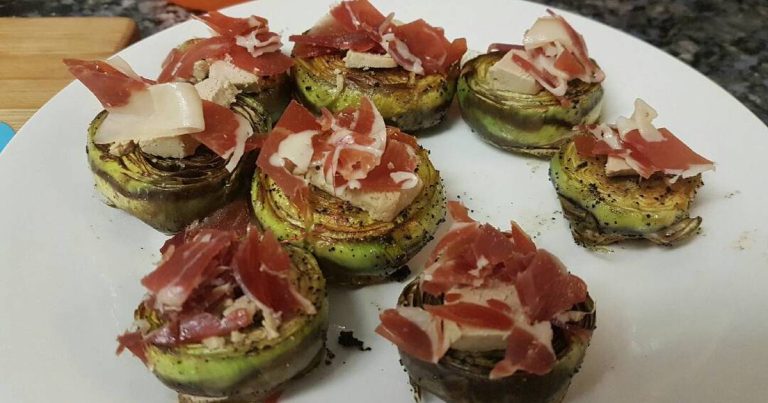 Alcachofas con Jamón y Foie