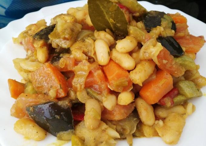 Receta: Alubias de Tolosa con Verduras