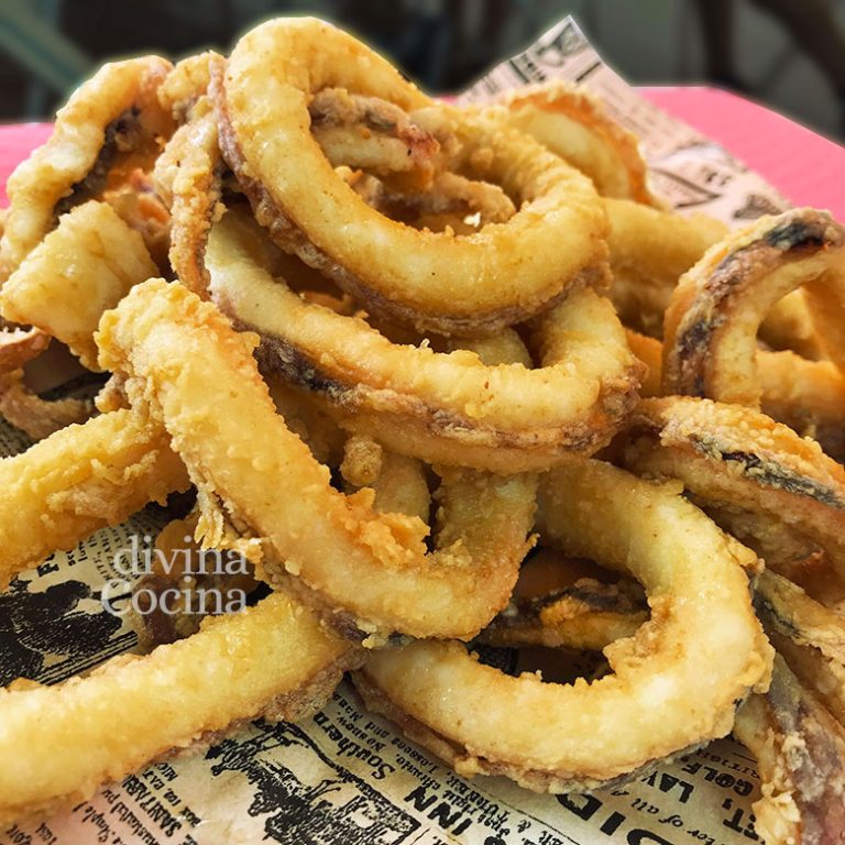 Cómo cocinar anillas de pota