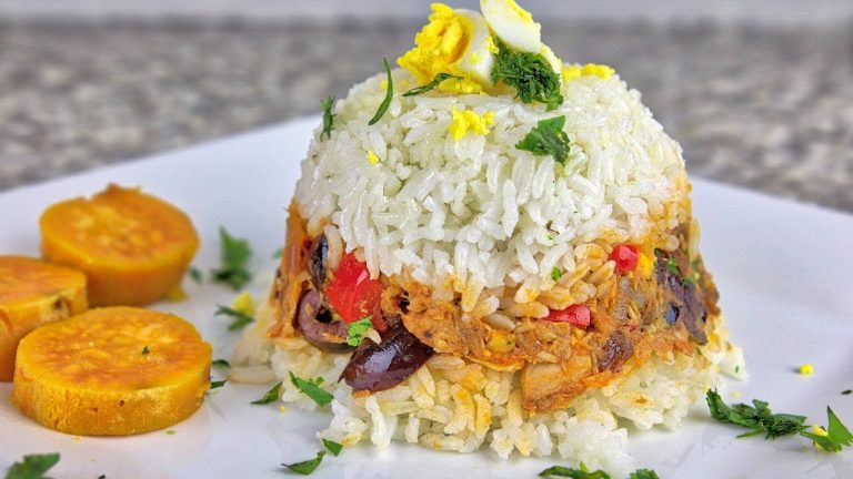 Arroz Tres Delicias con Atún