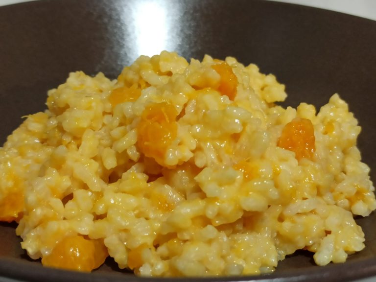 Arroz con calabaza y verduras