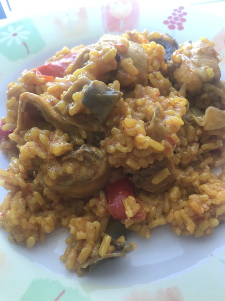 Arroz con Conejo Thermomix a velocidad cuchara