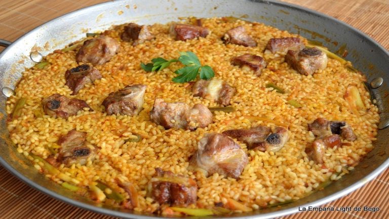 Arroz con Costillas de Cerdo en Olla Rápida