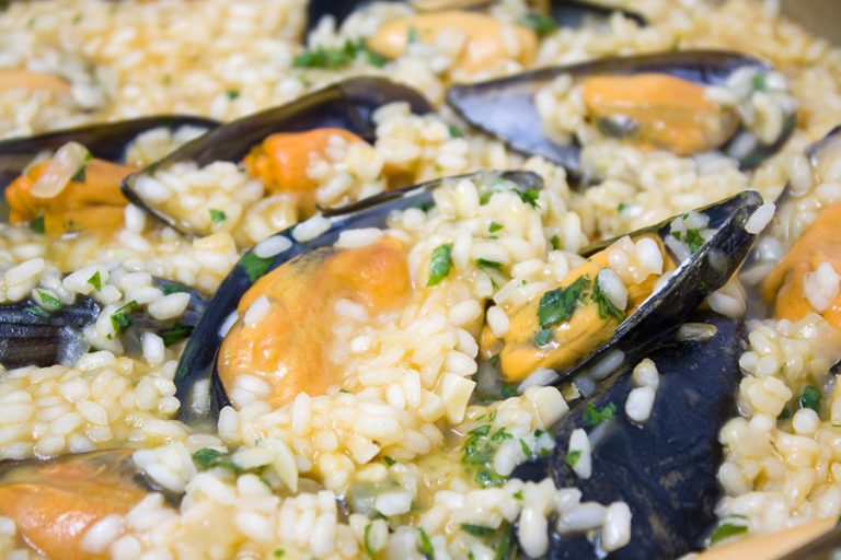 Arroz con Mejillones Sin Cáscara