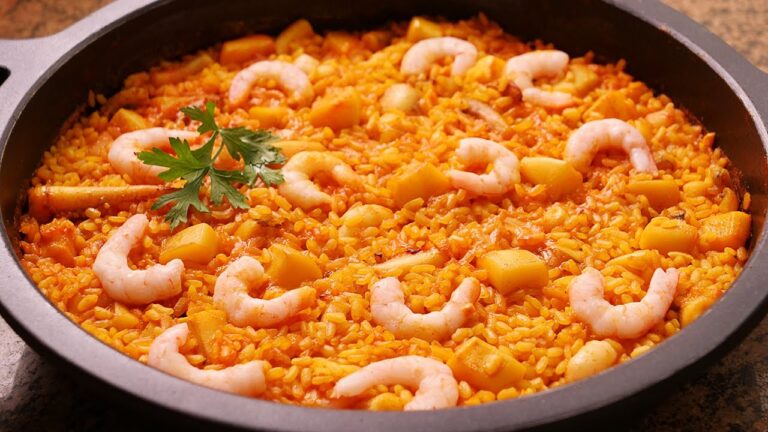 Arroz con Sepia y Gambas Arguiñano