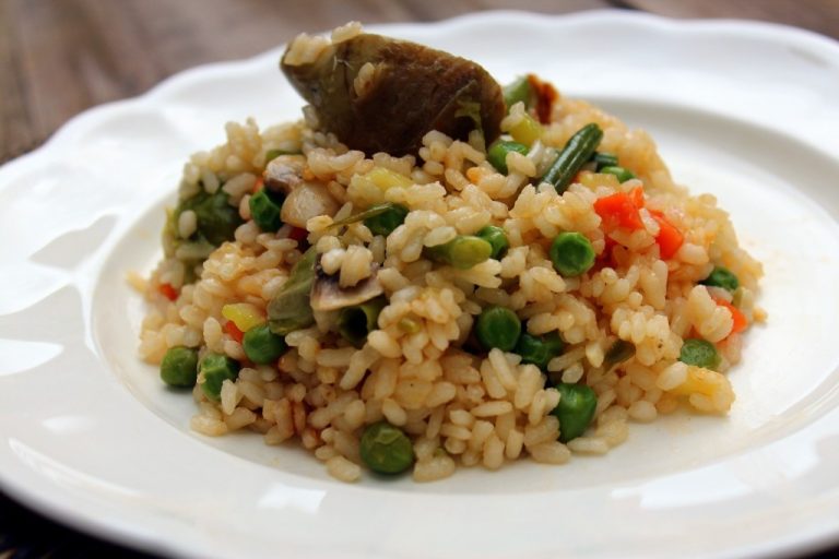 Receta: Arroz Meloso con Verduras