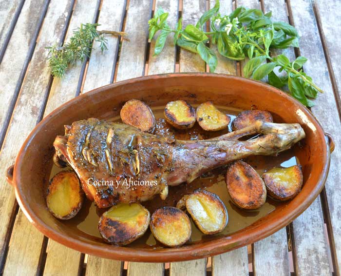 Asado de Cordero con Patatas Murciano