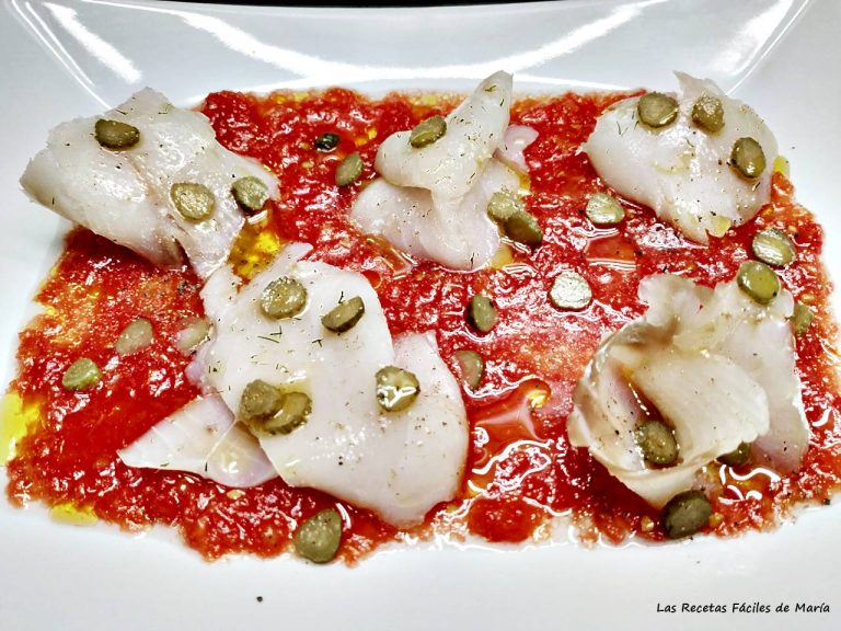 Tosta de Bacalao Ahumado con Tomate