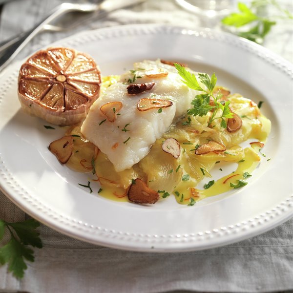 Bacalao al Horno con Costra Crujiente