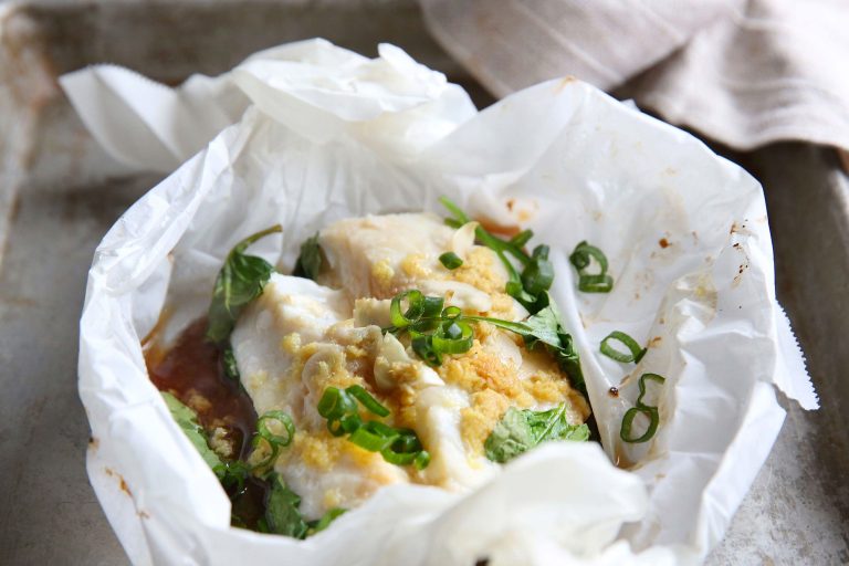 Bacalao al Papillote en Sartén