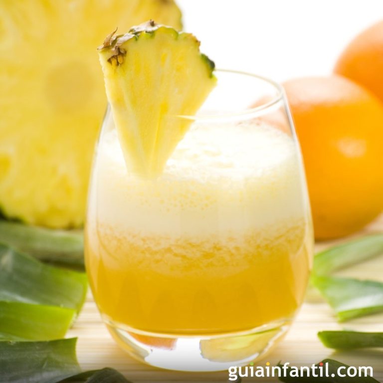 Cómo hacer batido de piña