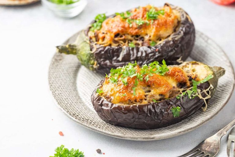 Berenjenas Rellenas de Mejillones en Escabeche