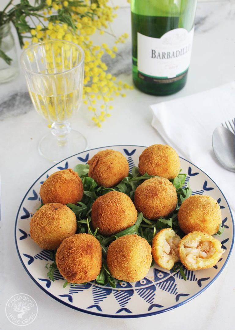 Bolas de Patata Rellenas al Horno