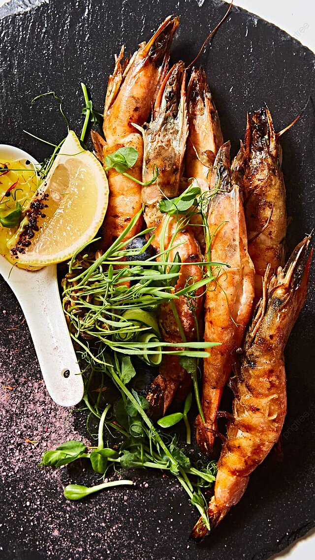 Brochetas de Gambas con Salsa