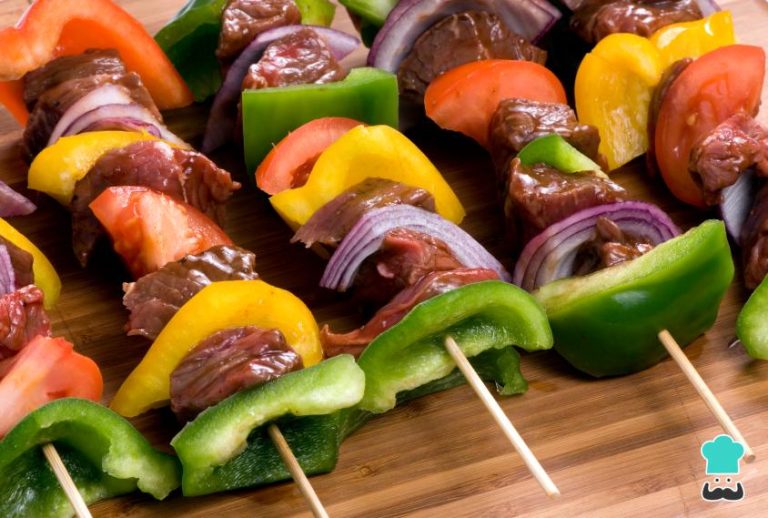 Brochetas de Verduras con Miel y Mostaza