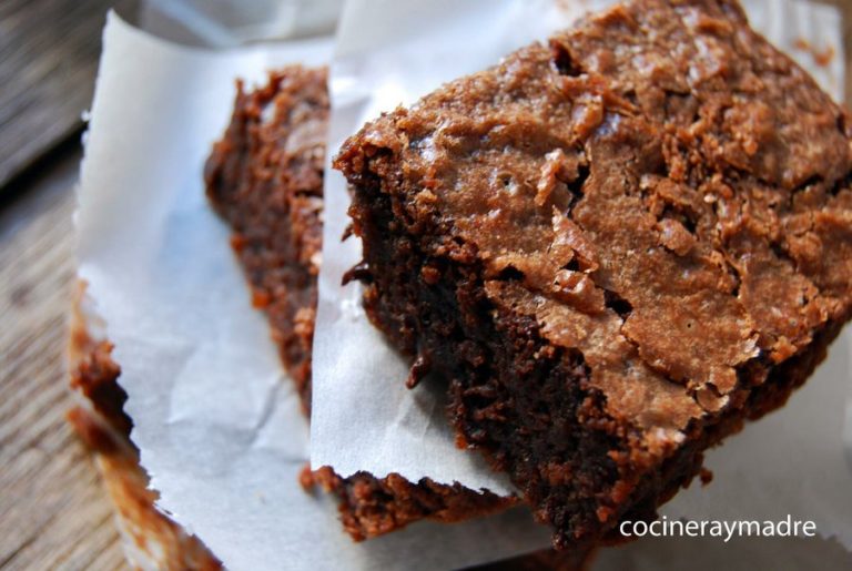 Receta: Brownie Jugoso con Nueces