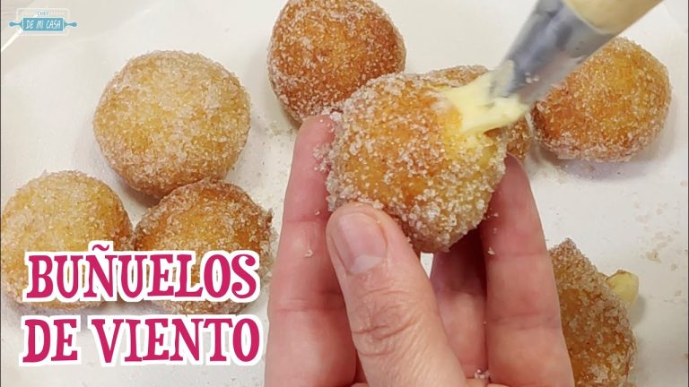 Cómo Rellenar Buñuelos de Viento