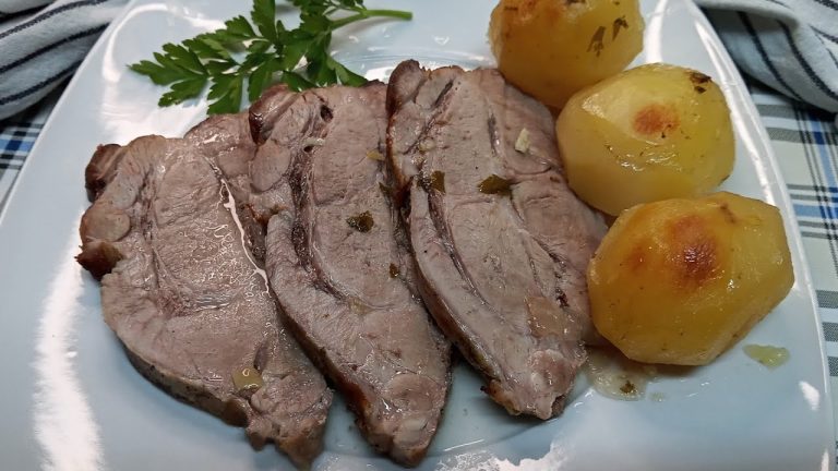 Cabeza de lomo al horno a baja temperatura