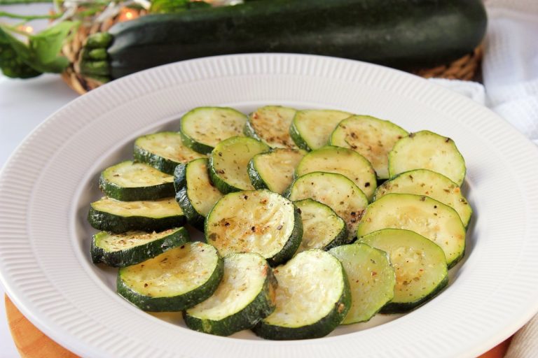 Calabacín en microondas para tortilla