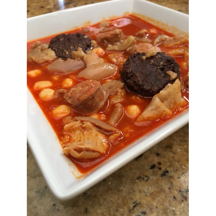 Callos de Cerdo con Garbanzos