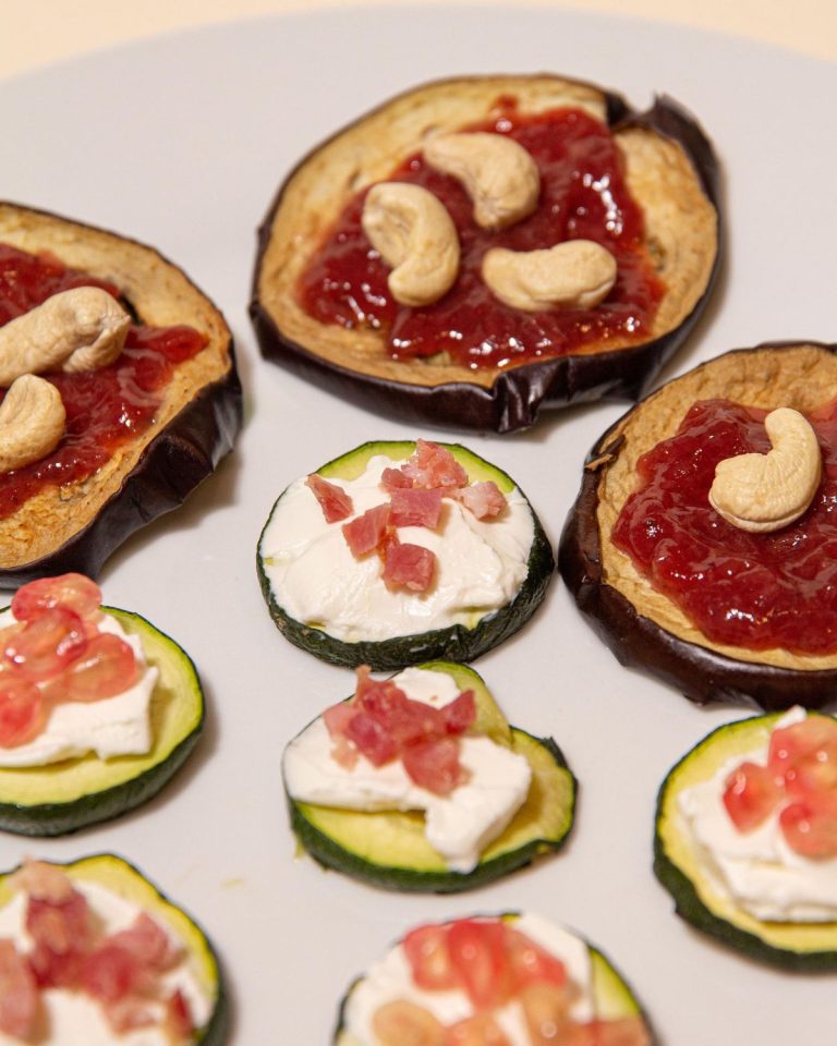 Canapés de Surimi y Huevo