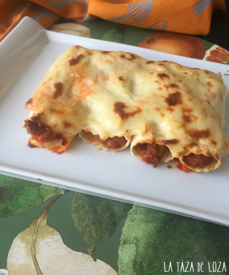 Receta de Canelones de Carne Picada con Bechamel