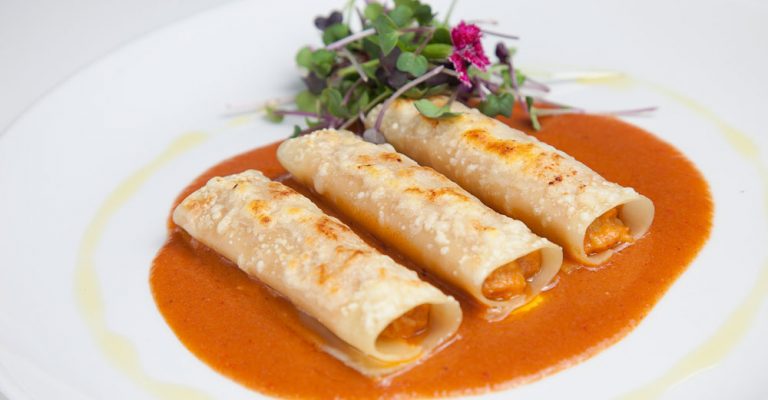 Canelones de Marisco Sin Bechamel