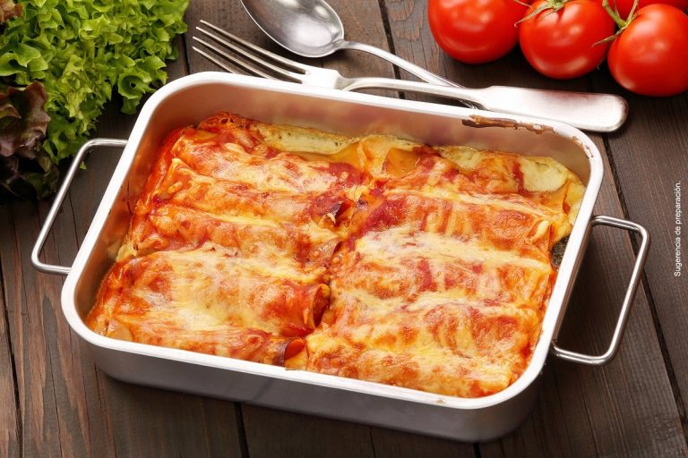 Canelones de Pollo del Caldo