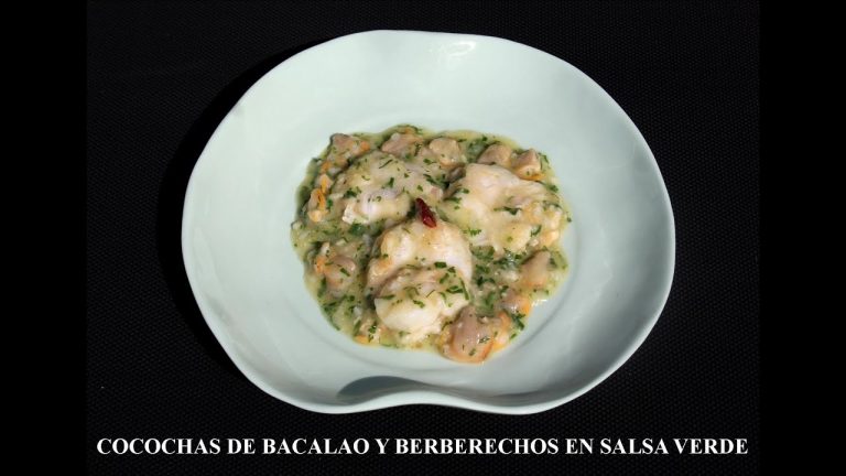 Cocochas de Bacalao con Gambas