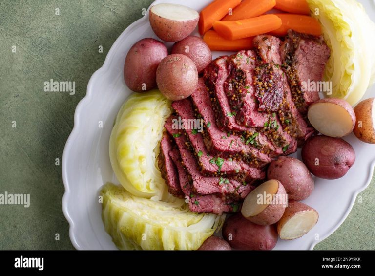 Col de hoja con patatas