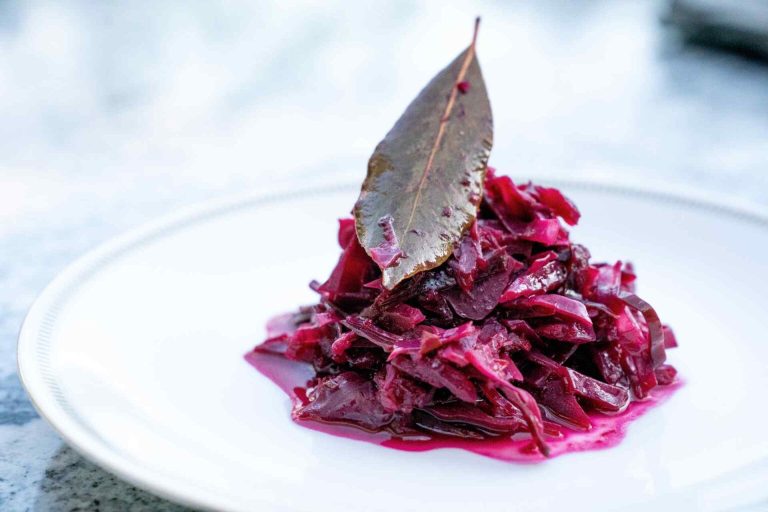 Ensalada de Col Lombarda Cruda