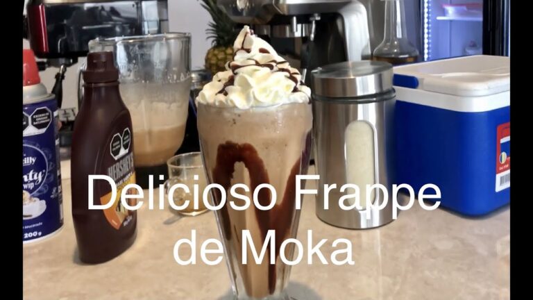 Cómo hacer un frappé de moka