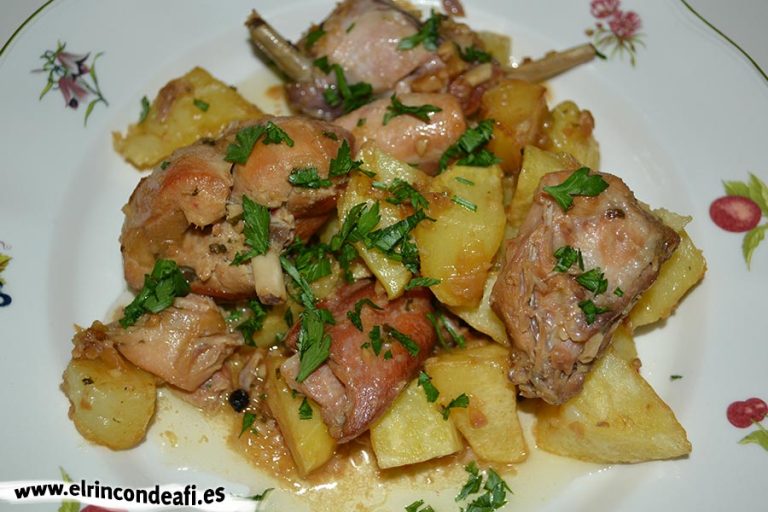 Receta de Conejo al Ajillo Andaluz