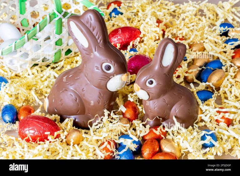 Conejos De Pascua De Chocolate