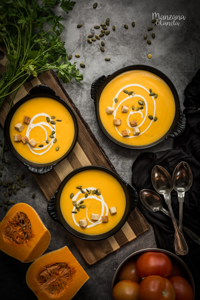 Chupito de Crema de Calabaza