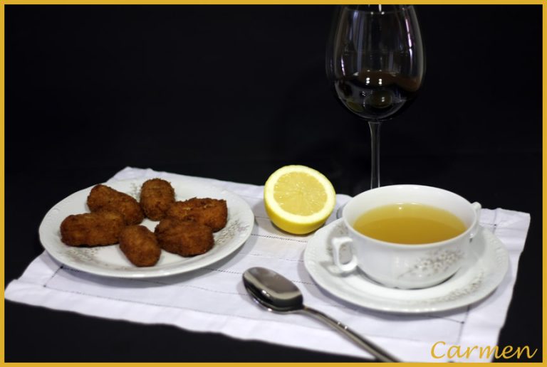 Croquetas con caldo de cocido sin leche