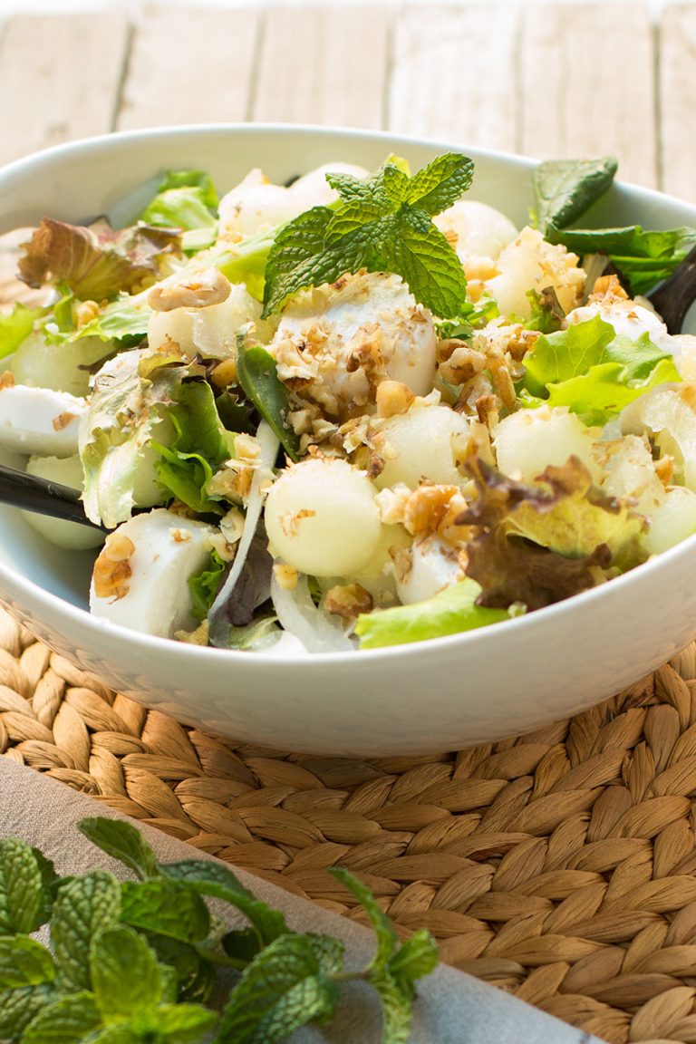 Ensalada de Rulo de Cabra con Frutos Secos