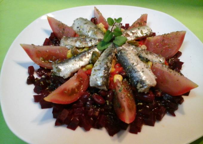 Ensalada de Alubias Rojas con Atún