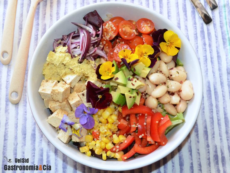 Ensalada de Alubias Rojas Vegetariana