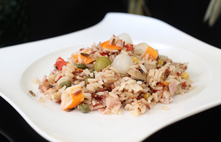 Ensalada de Arroz con Mayonesa y Mostaza