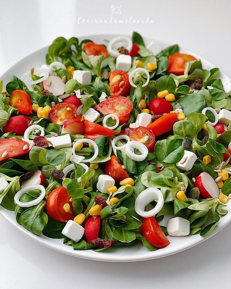 Ensalada de Canónigos para Dieta