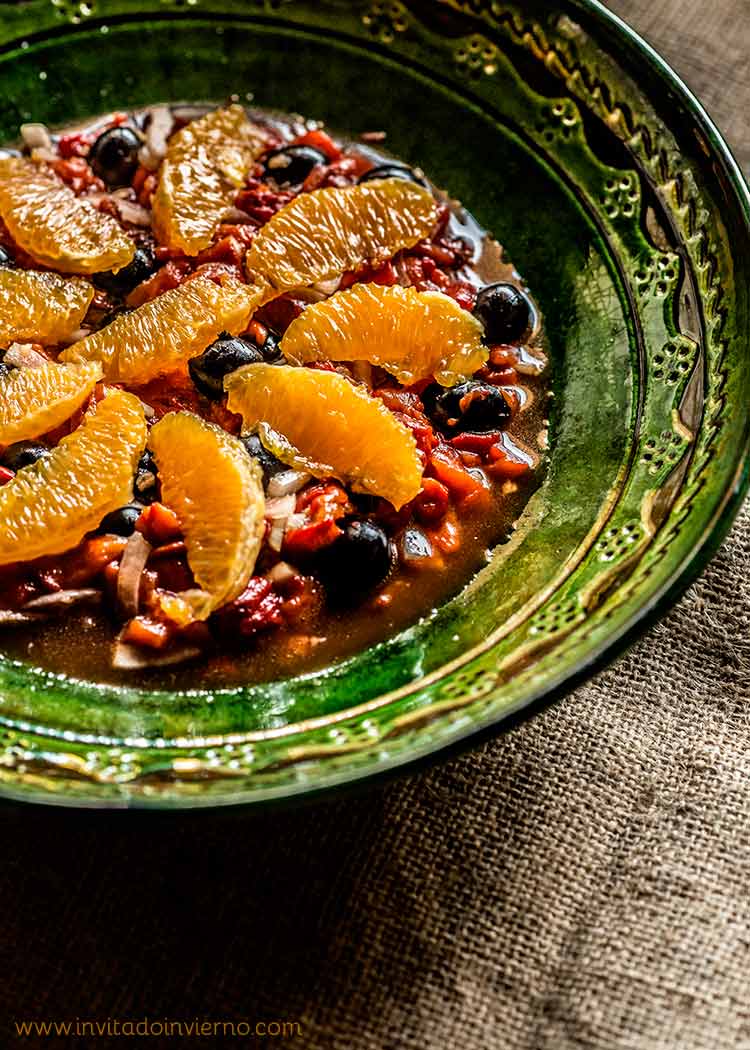 Ensalada de Naranja con Pimentón