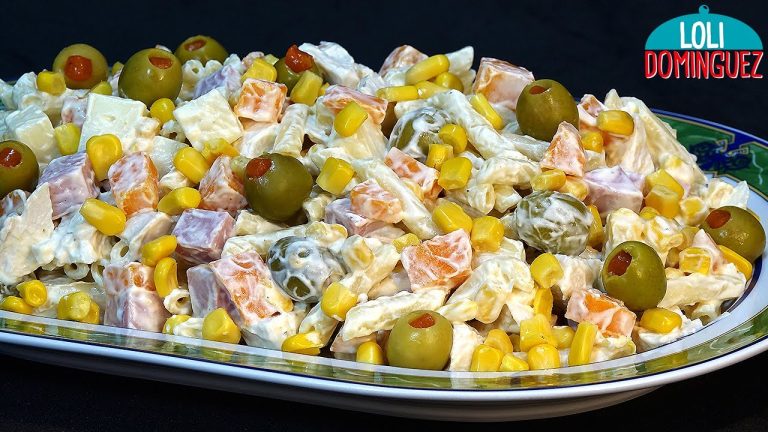 Ensalada de Pasta con Atún y Aceitunas