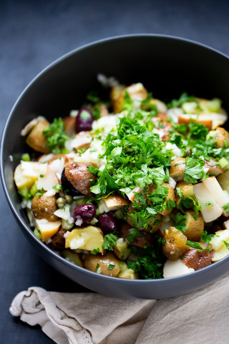 Ensaladas de Papa con Manzana