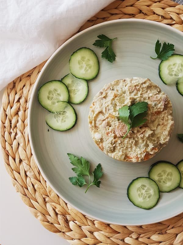 Ensaladilla con Mayonesa de Aguacate