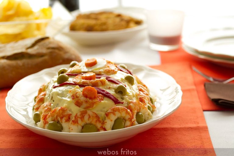 Ensaladilla Rusa de Atún y Gambas