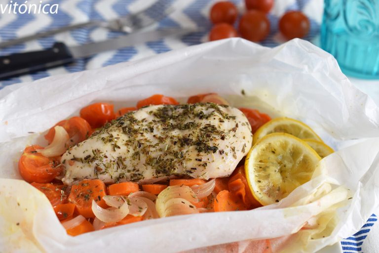 Filetes de pollo al limón en microondas