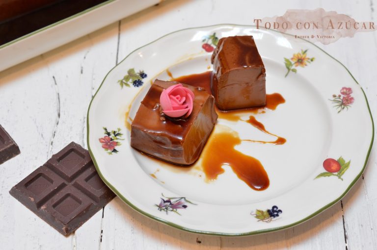 Flan de Chocolate con Cacao